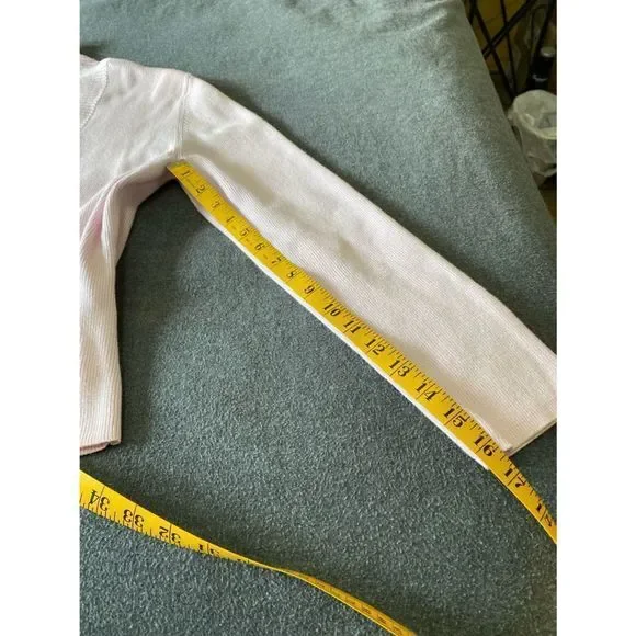 “Vintage” LIGHT PINK Shawl Collar; Cardigan Sweater; XL; sophisticated - Picture 11 of 11